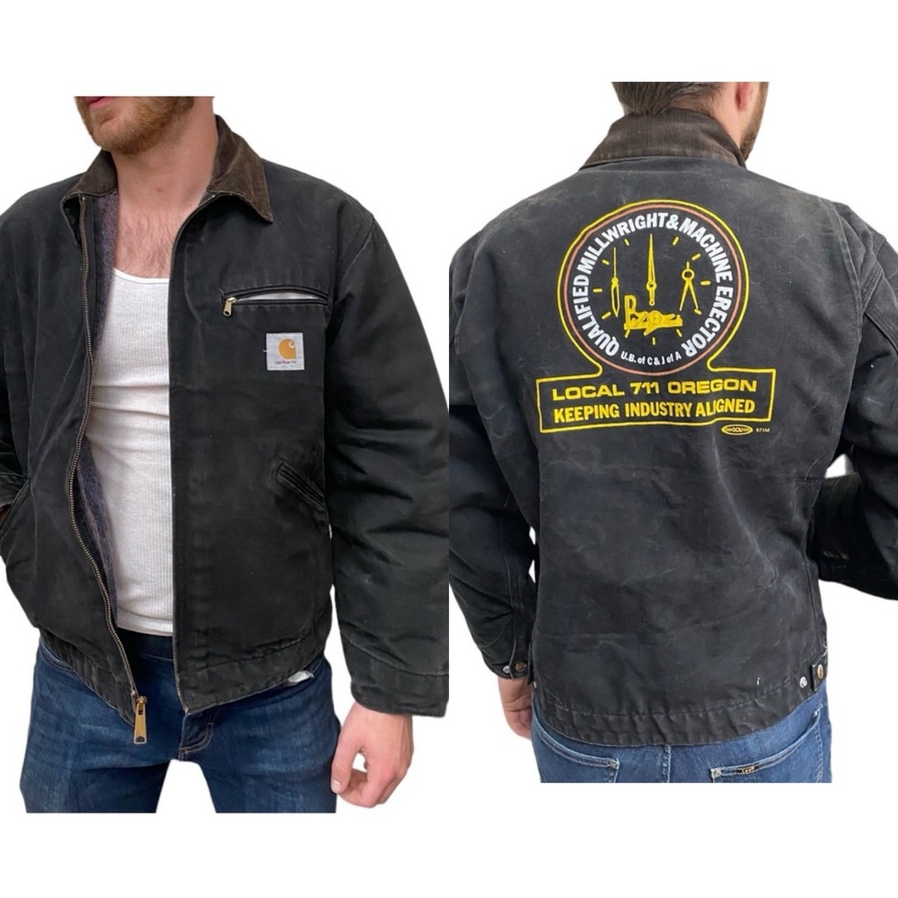 Men's Black Workwear Jacket